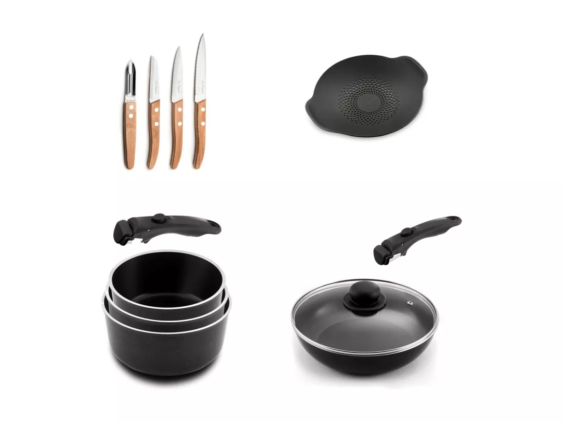Arom - Batterie de cuisine 12 pièces