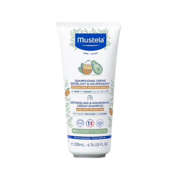 Mustela Shampoo Creme Desembaraçador Nutritivo 200ml