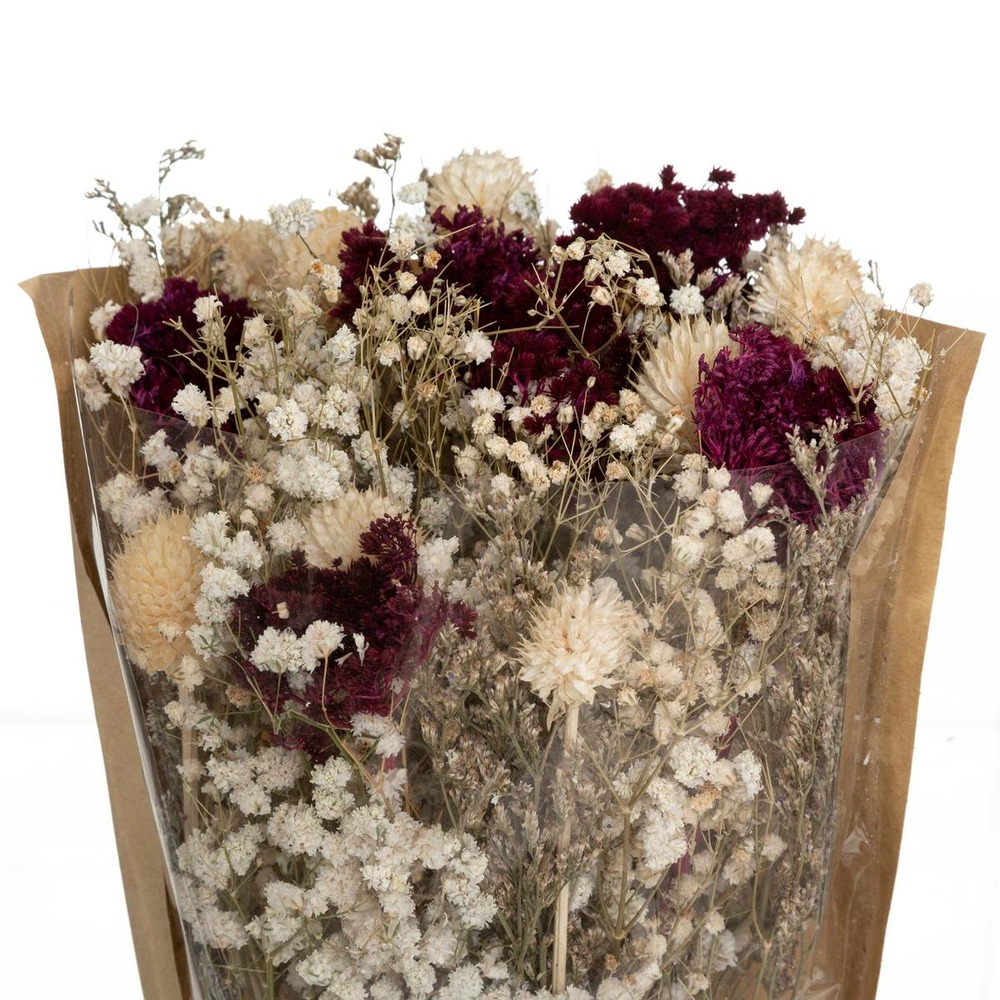 Bouquet de fleurs séchées d. 16 x h. 45 cm