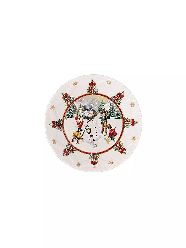 VILLEROY & BOCH Weihnachts Schale Toys Fantasy 24cm Schneemann bunt