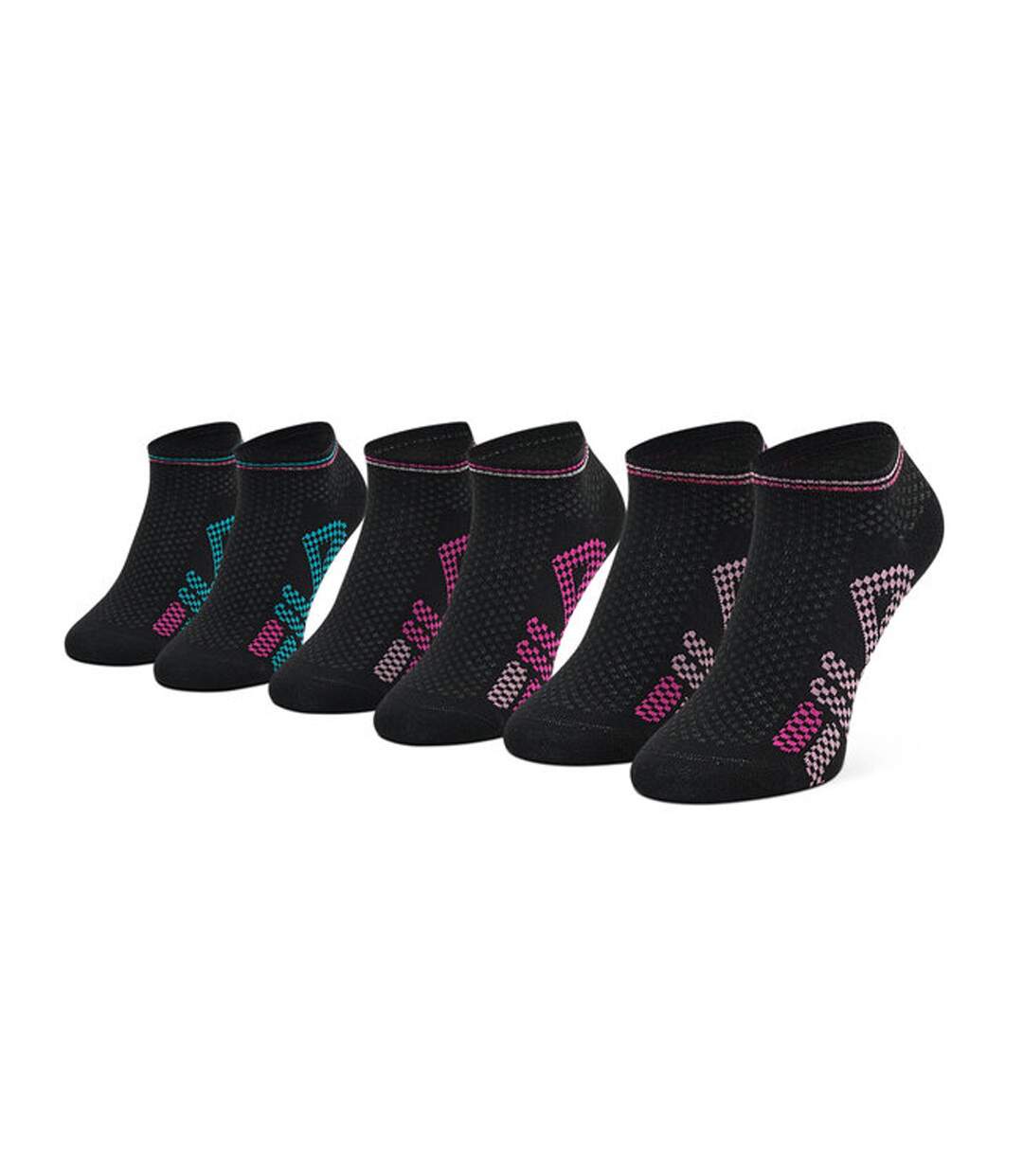 x3 Socquettes Noir Femme Fila Calza Invisible