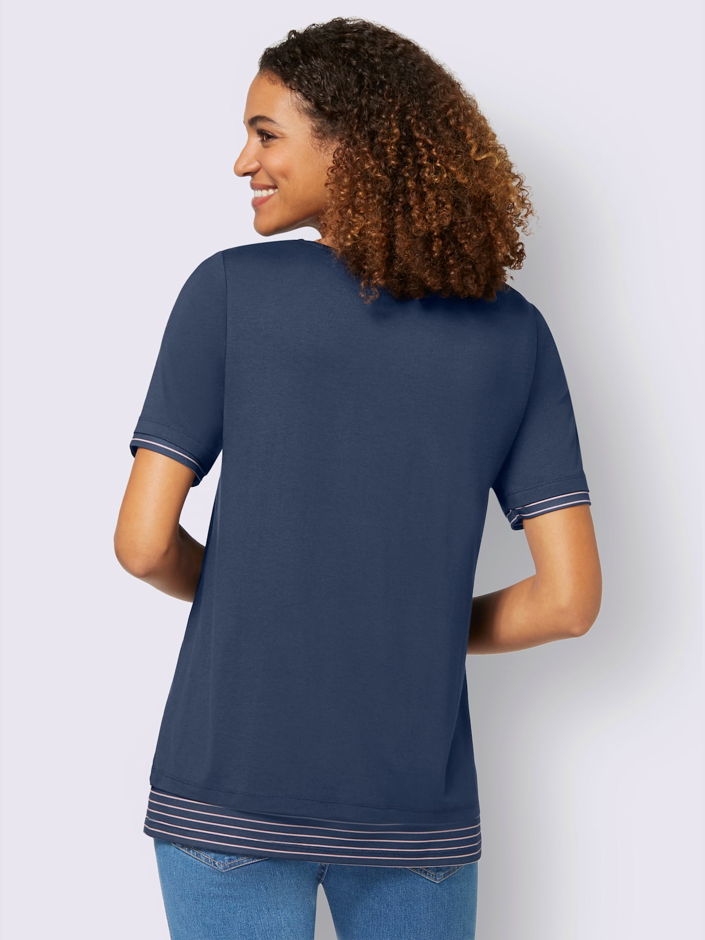 T-shirt 2 en 1 viscose