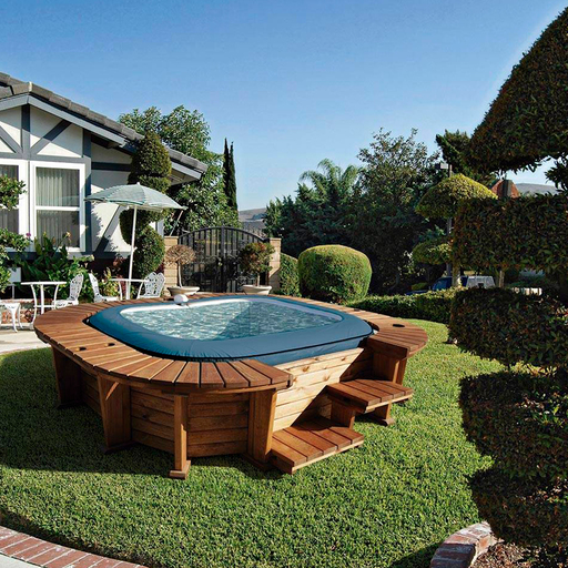Spa Exterior De Madera K2o Bestway Palm Beach Para 4-6 Pessoas 250x275x71 Cm