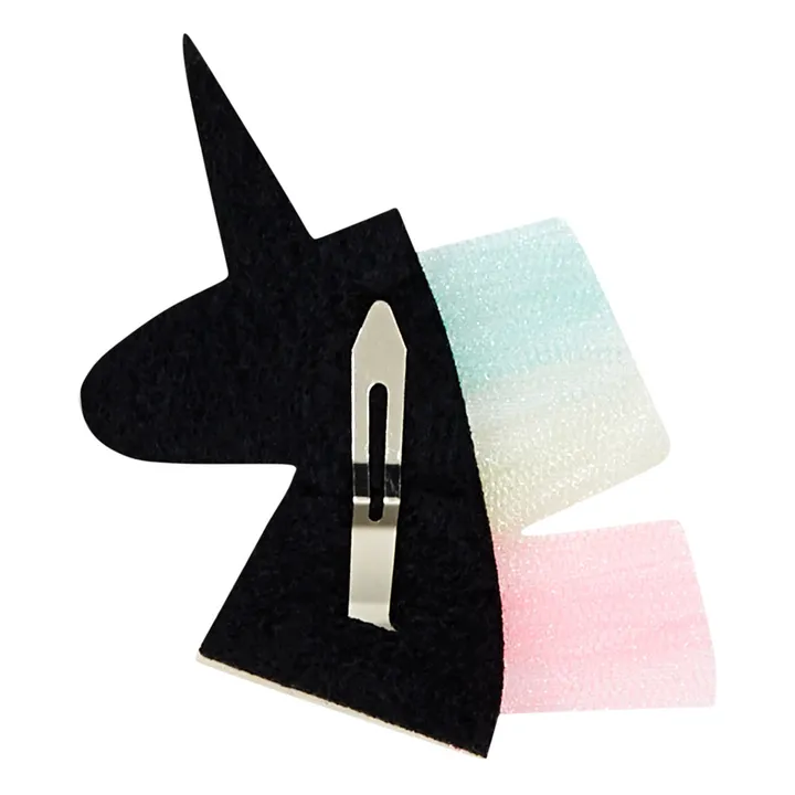 Milk x Soda Barrette Tête de Licorne  | Rose pâle