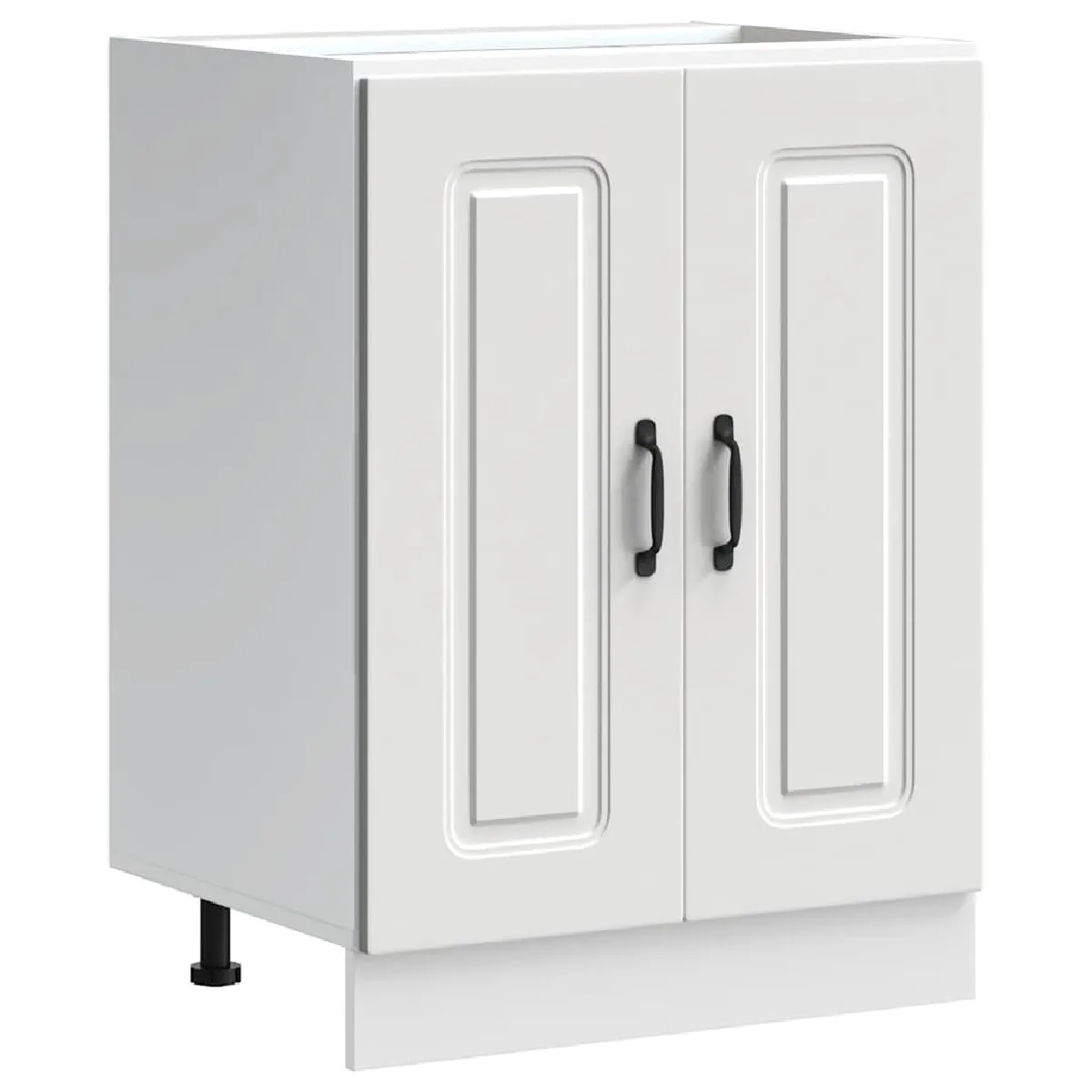 VidaXL Meuble Bas pour Évier Kalmar Blanc