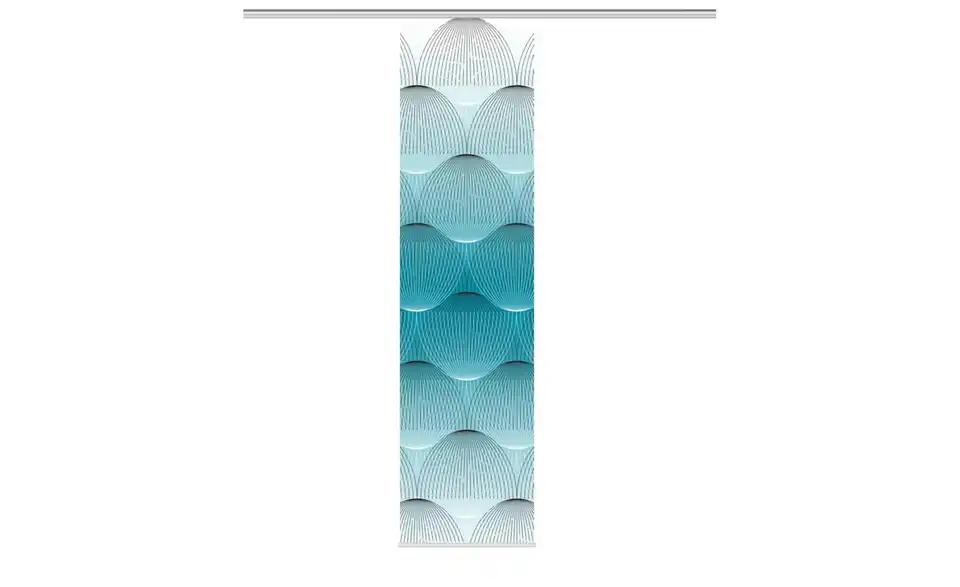 Schiebevorhang Blau 1er