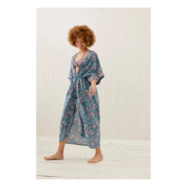 Louise Misha Kimono Chill - Collection Femme | Bleu canard