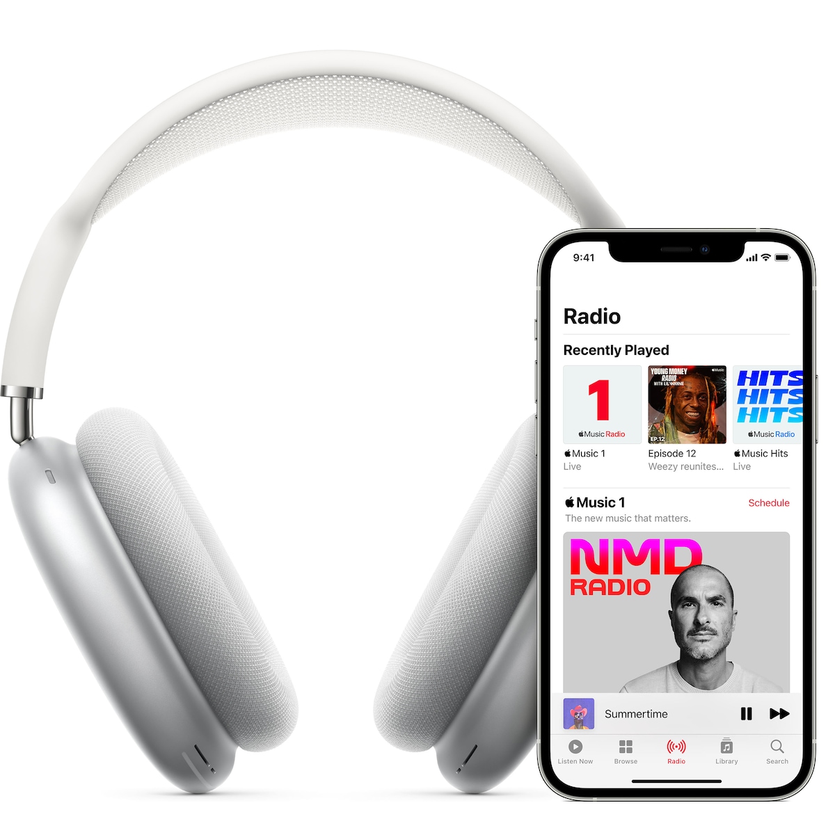 Apple AirPods Max trådløse around-ear hodetelefoner (himmelblå)
