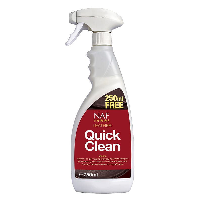 NAF Leather Quick Clean – Reinig leder snel en effectief zonder water of vetresten