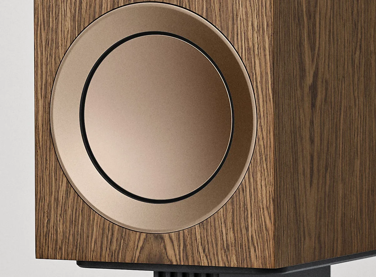 KEF R3 Meta Noyer Clair (la paire) Enceintes bibliothèque