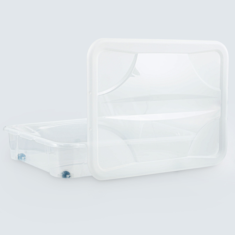 Dessous de lit 'gigabox' transparent 60L