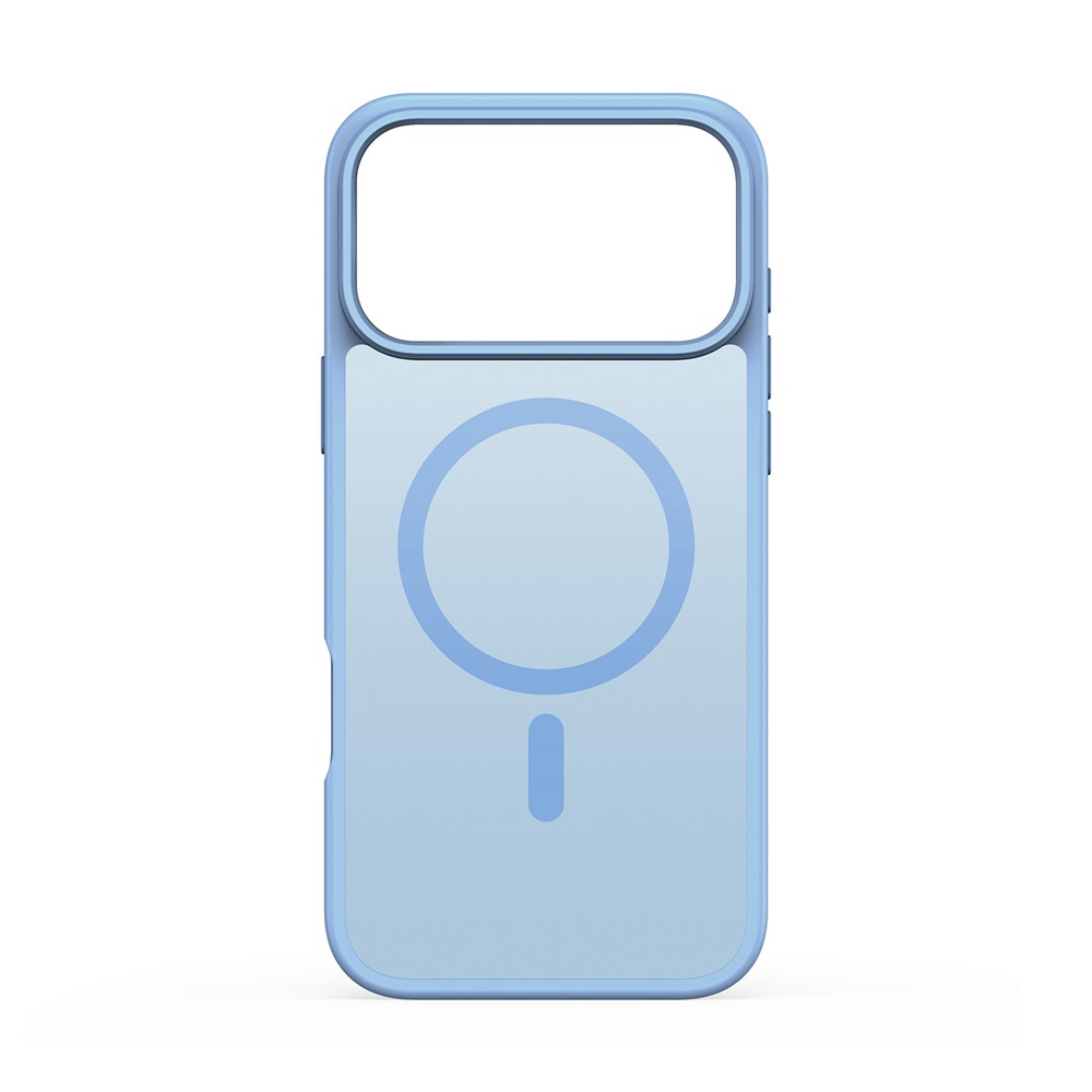 iPhone 17 Pro MagSafe Hybrid Hardcase Hülle mit TPU Bumper - Blau