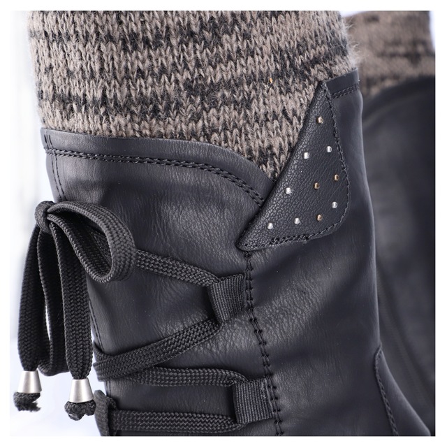 Rieker Winterstiefel  , Winterboots, Profilsohle, Warmfutter, mit Rieker-TEX