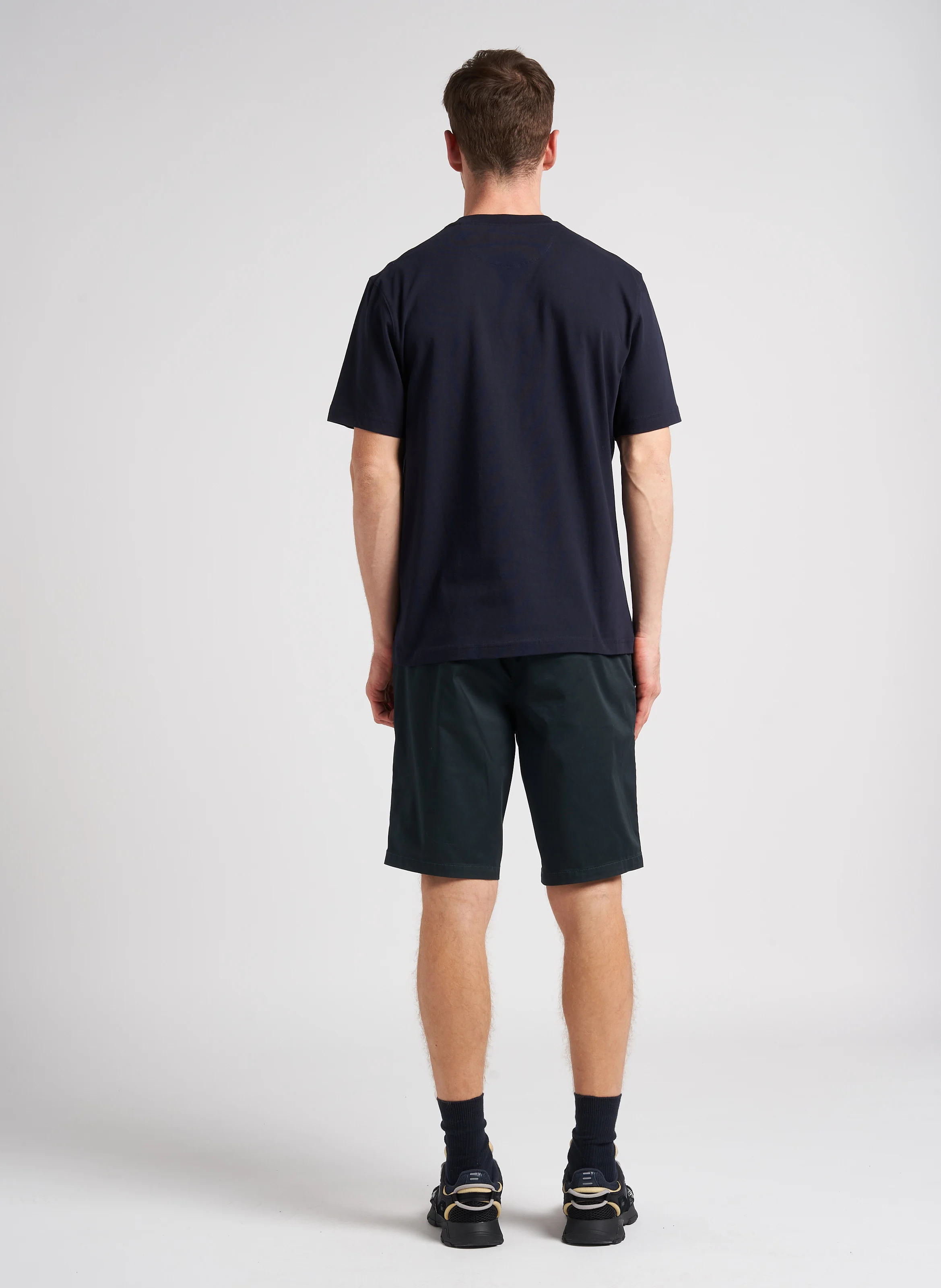 Short en coton mélangé| Gris