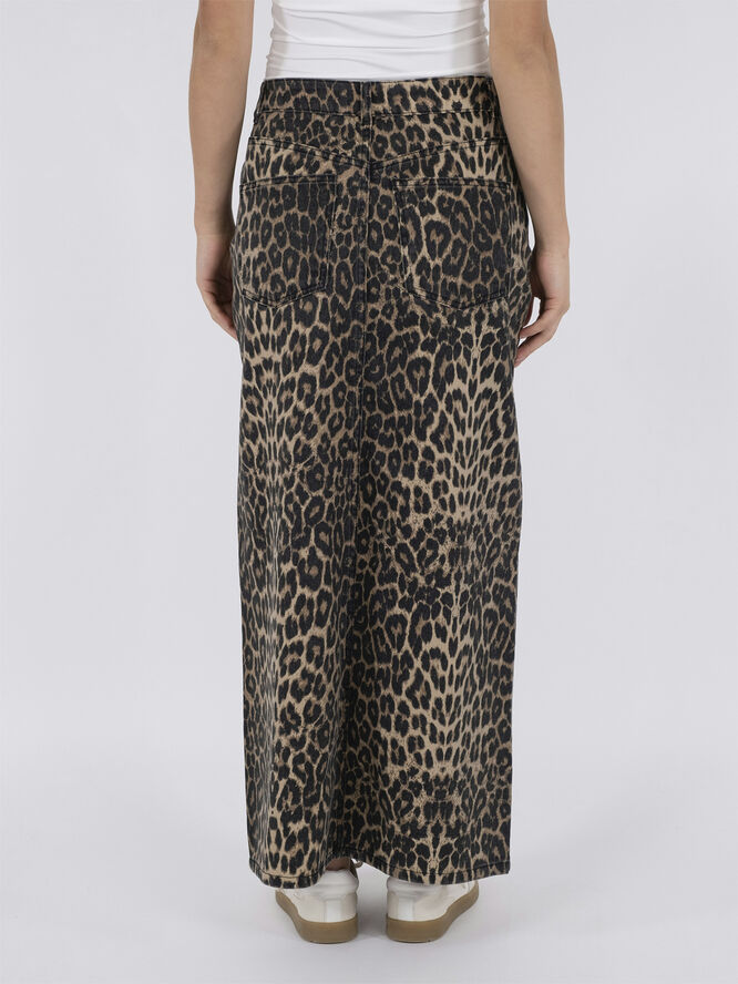Neo Noir Frankie Leopard Skirt Leopard