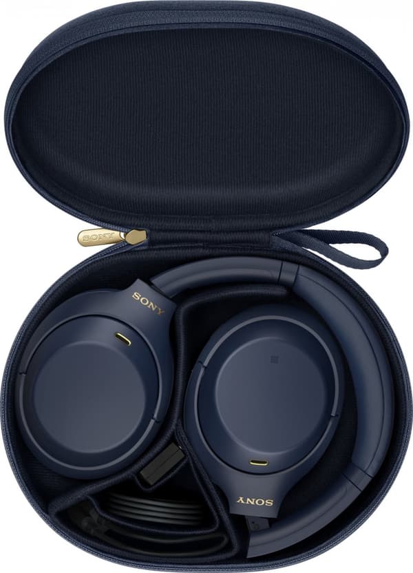 Sony trådløse around-ear-hodetelefoner WH-1000XM4, Blå