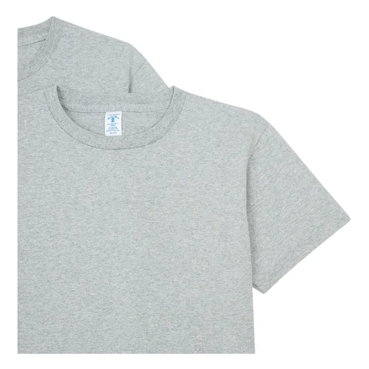 Velva Sheen Pack 2 T-shirts Coton | Gris chiné