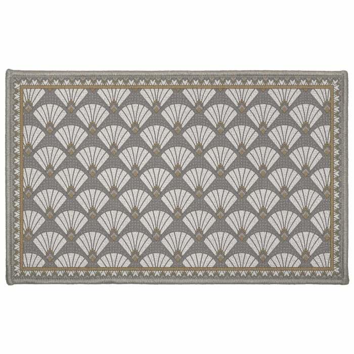 TAPIS RECTANGLE 50X80CM IMPRIME ART DECO CHIC