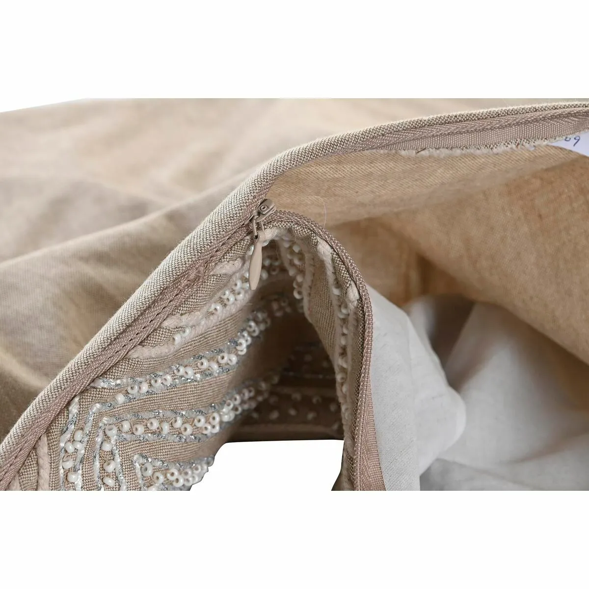 DKD Home Decor - Housse de coussin Gris 50x50cm