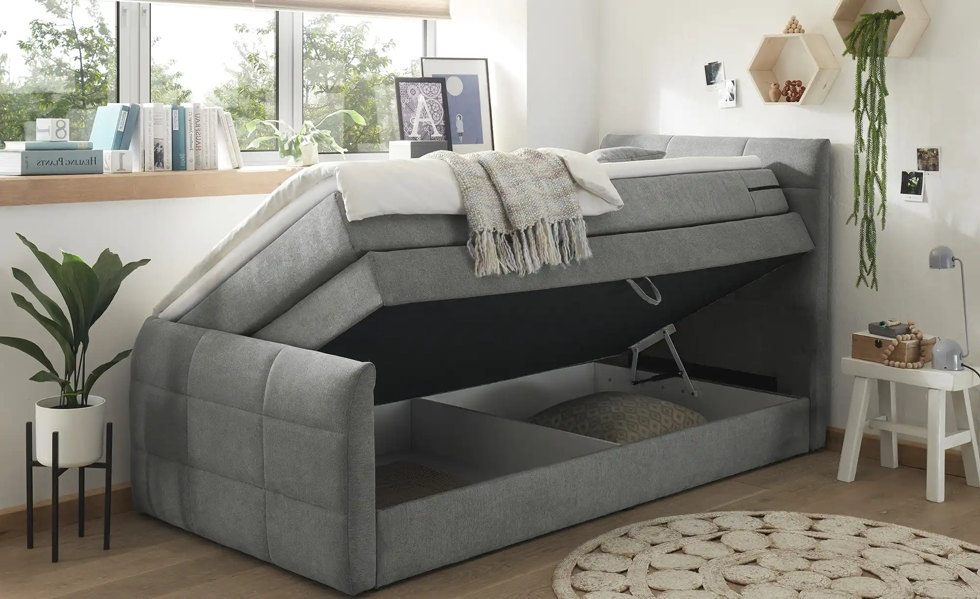 uno Boxspringbett mit Bettkasten Kosmo