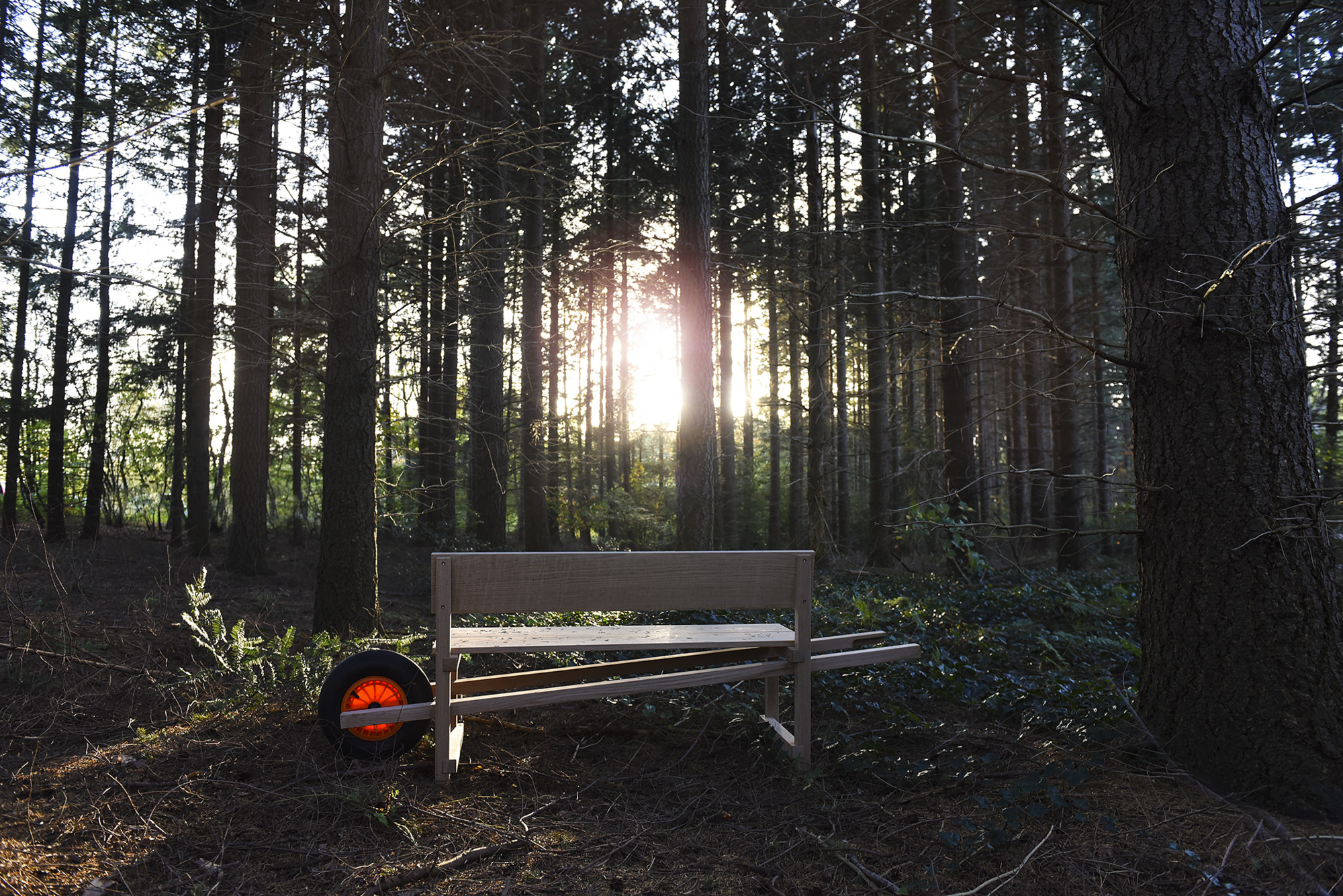 Tuinbank Wheelbench