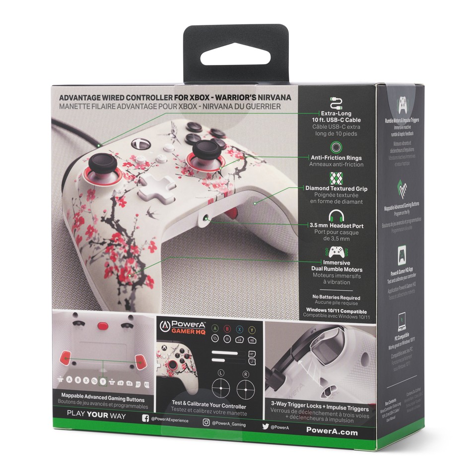 PowerA Enhanced Wired Controller - Warrior's Nirvana (Xbox X/S)