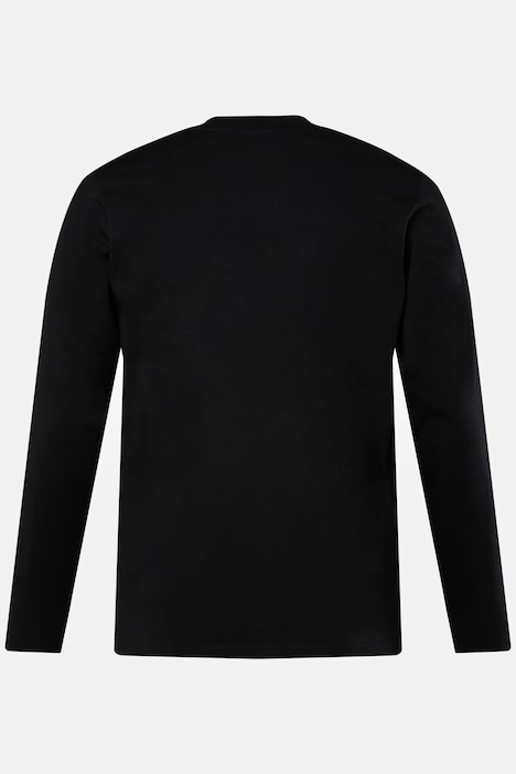 STHUGE Langarmshirt, Stehkragen, bis 8 XL