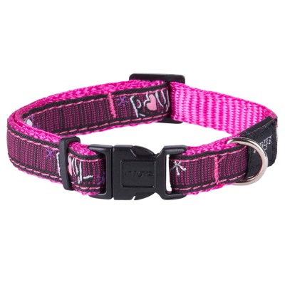 Rogz Hundehalsband Fancy Dress Armed Response CK XL 43-70cm Pink Love