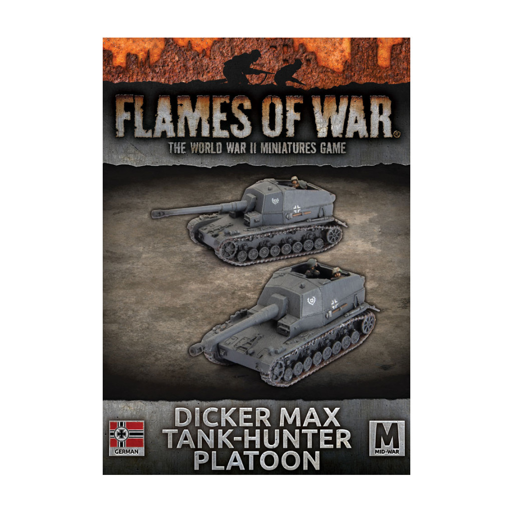 Flames of War - Dicker Max Tank-Huner Platoon