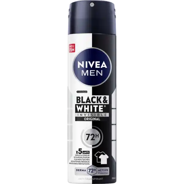 Anti-Transpirant Spray Black & White Invisible Original