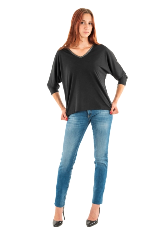 Tee shirt manches longues Le Temps Des Cerises cepada 0001 black