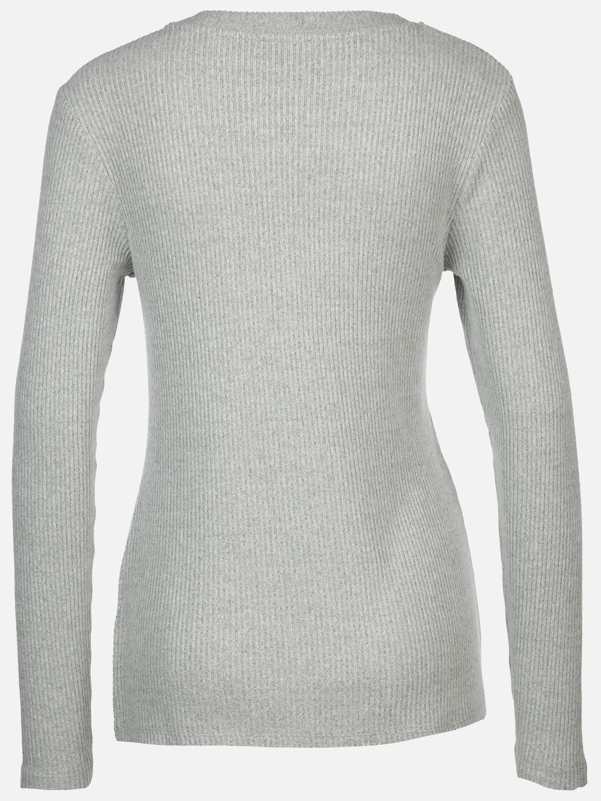 Damen Strickshirt mit Knöpfen auf der Schulter