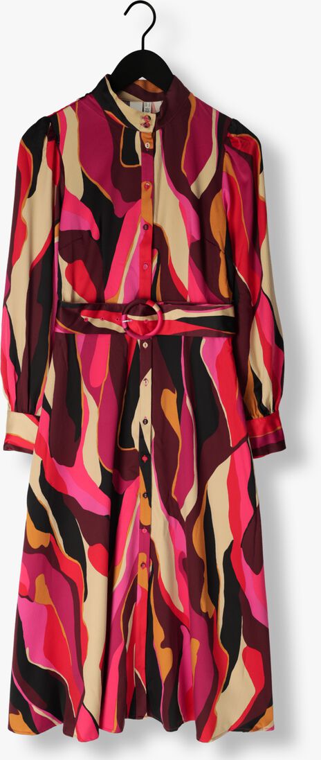 Y.A.S. roze y.a.s. midi jurk yasfigana ls long shirt dress s.