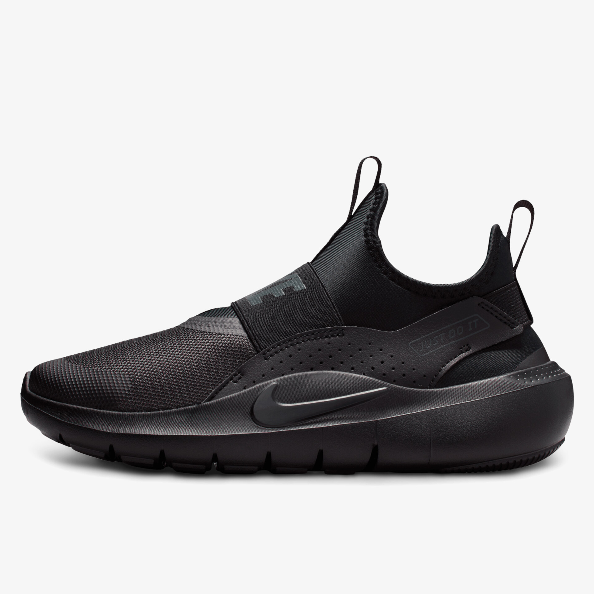 Nike Flex Runner Kinder Slip On schwarz