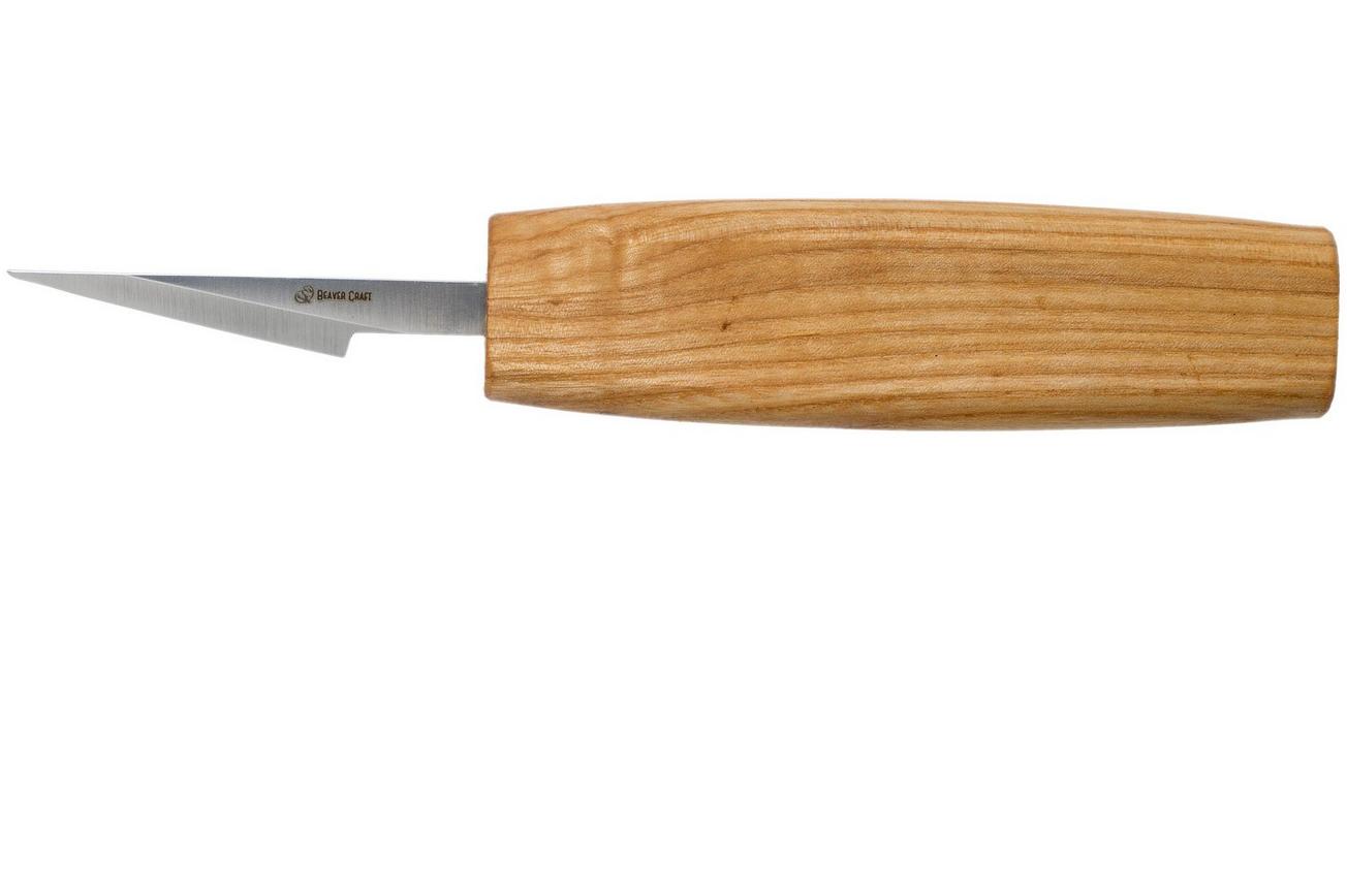 BeaverCraft Small Detail Wood Carving Knife C7, houtsnijmes