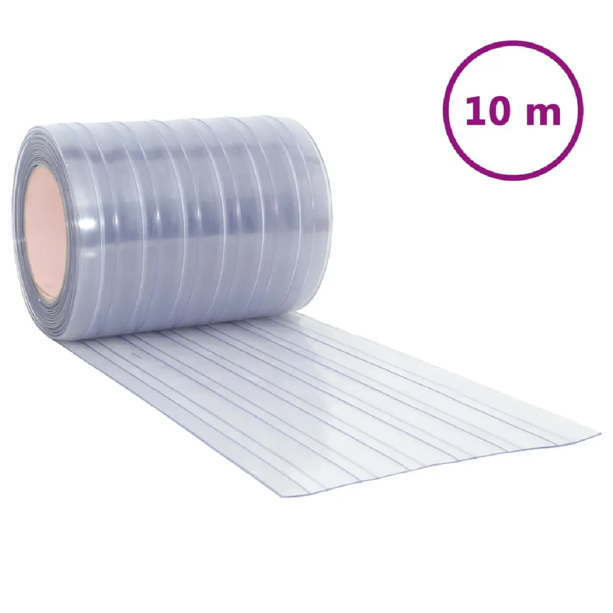 vidaXL Rideau de porte PVC - Transparent 300x2600mm