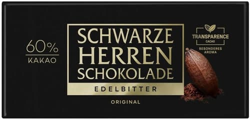 Sarotti Schwarze-Herren-Schokolade Edelbitter 60%