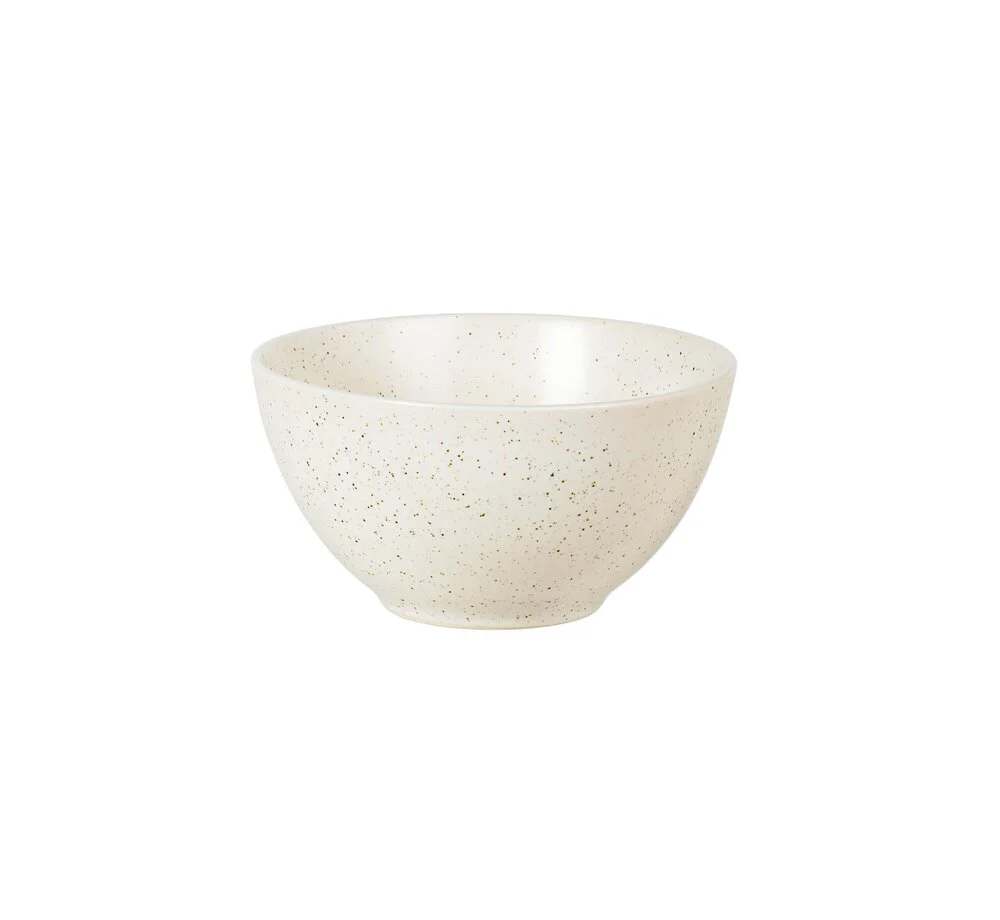 Broste Copenhagen  Nordic Vanilla skål, stentøj, creme - Ø17 cm