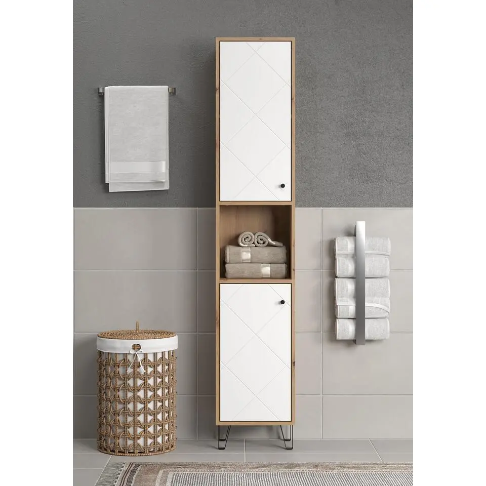 Trendteam Kolomkast Touch - 36 x 29 x 191 cm - Artisan Oak