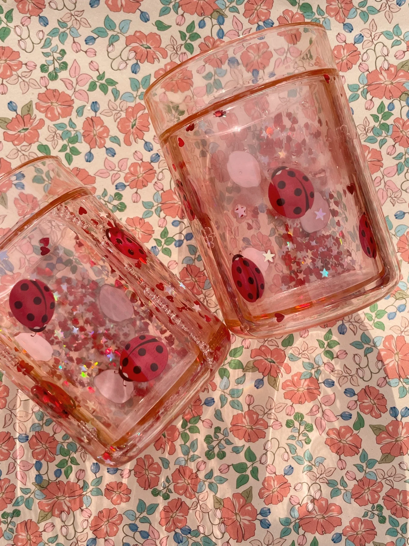 Konges Sløjd 2 Pack Ladybug Glitter Cups Ks102202