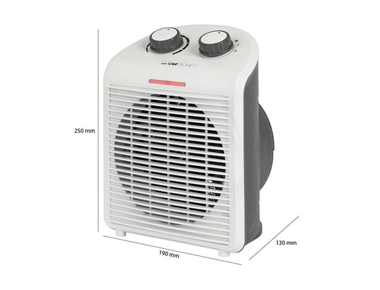 CLATRONIC - Radiateur soufflant Chauffage soufflant 2000w hl 3761 blanc