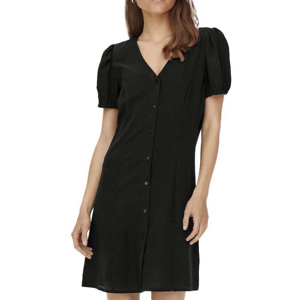 Only Robe Noire Femme Only Nova