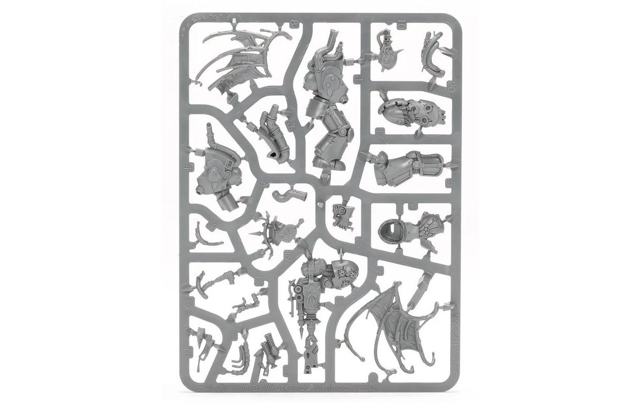 Figur Warhammer 40.000 Death Guard Fürst der VirulenzWarhammer 40K Bausatz
