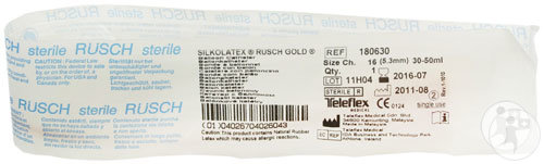 Sonde Foley Urétrale 30-50ml CH16 1 Pièce