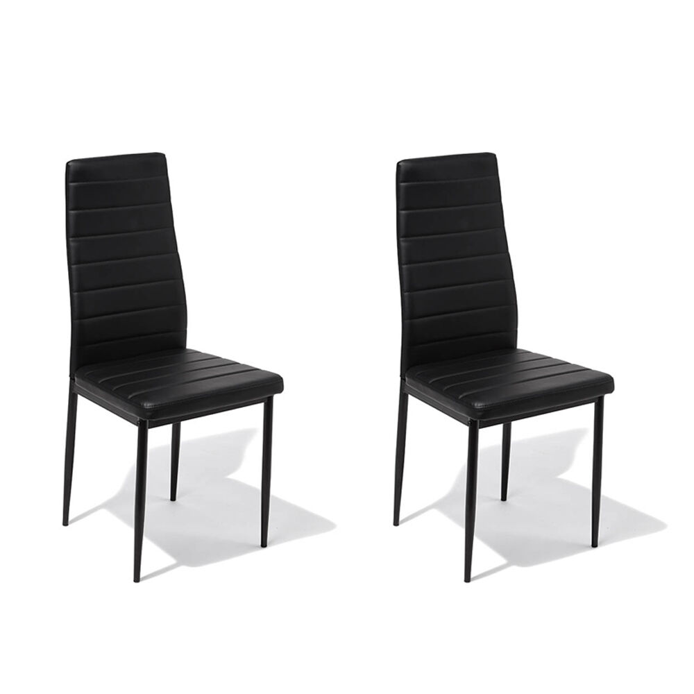 Chaises Jimmy noire x 2