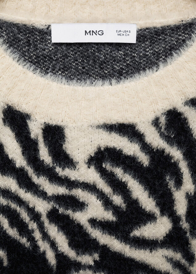 MANGO SWEATER. -- ZEBRI Light beige