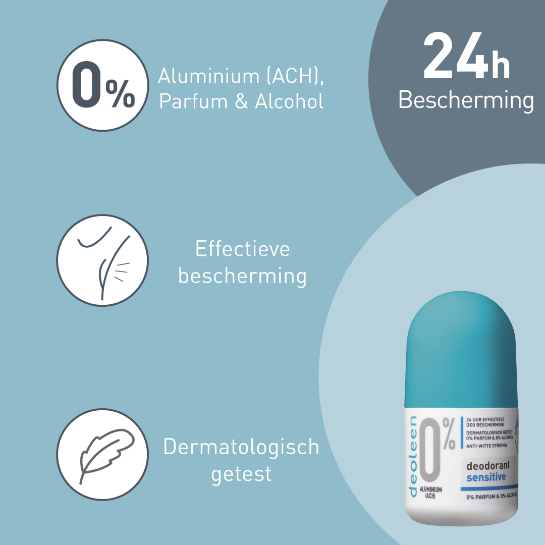 Deoleen Deodorant roller 0% sensitive (50 ml)