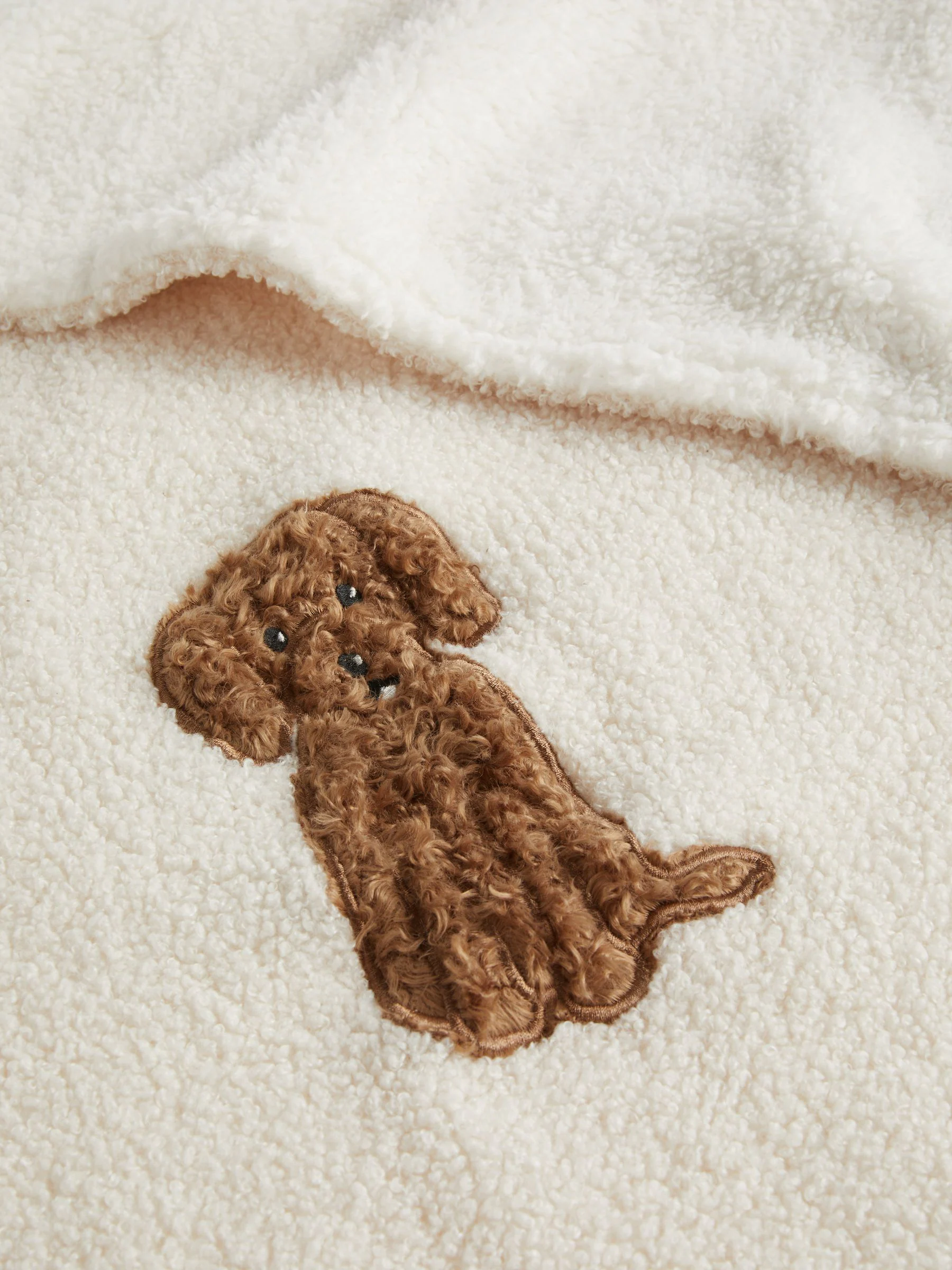 Charlie Cockapoo Fleece Throw