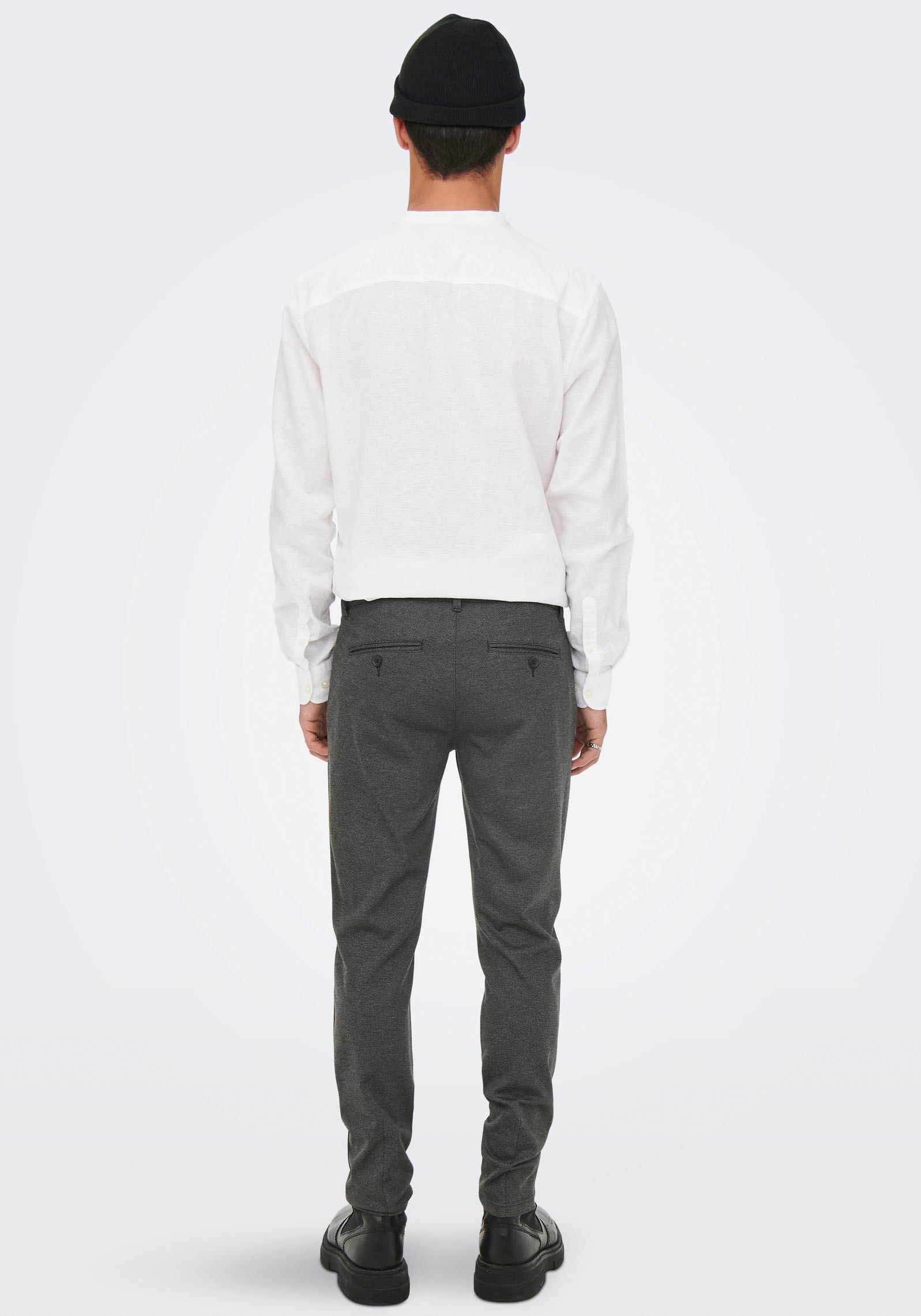 ONLY & SONS Stoffhose  mit leichtem Strukturmuster