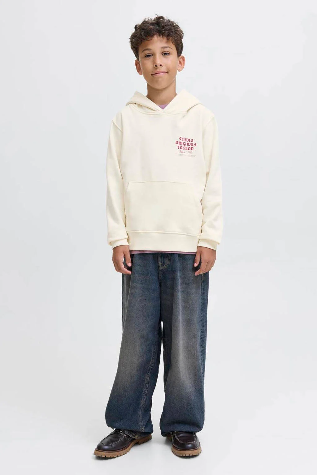 JACK & JONES JUNIOR hoodie wit